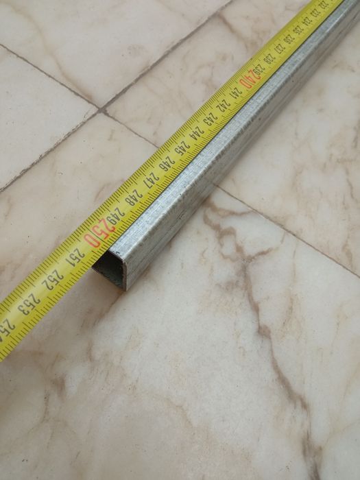 Tubo  retangular 30:20 com 2,50 galvanizado