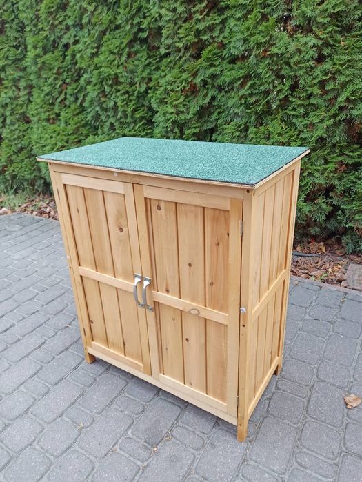 Box ogrodowy drewniany