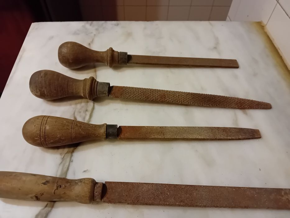 Conjunto de Limas e Grosas de Carpintaria Antigas