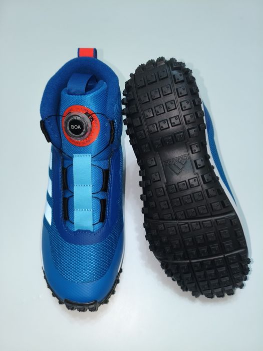 Дитячі сині хайтопи кросівки черевики Adidas 38