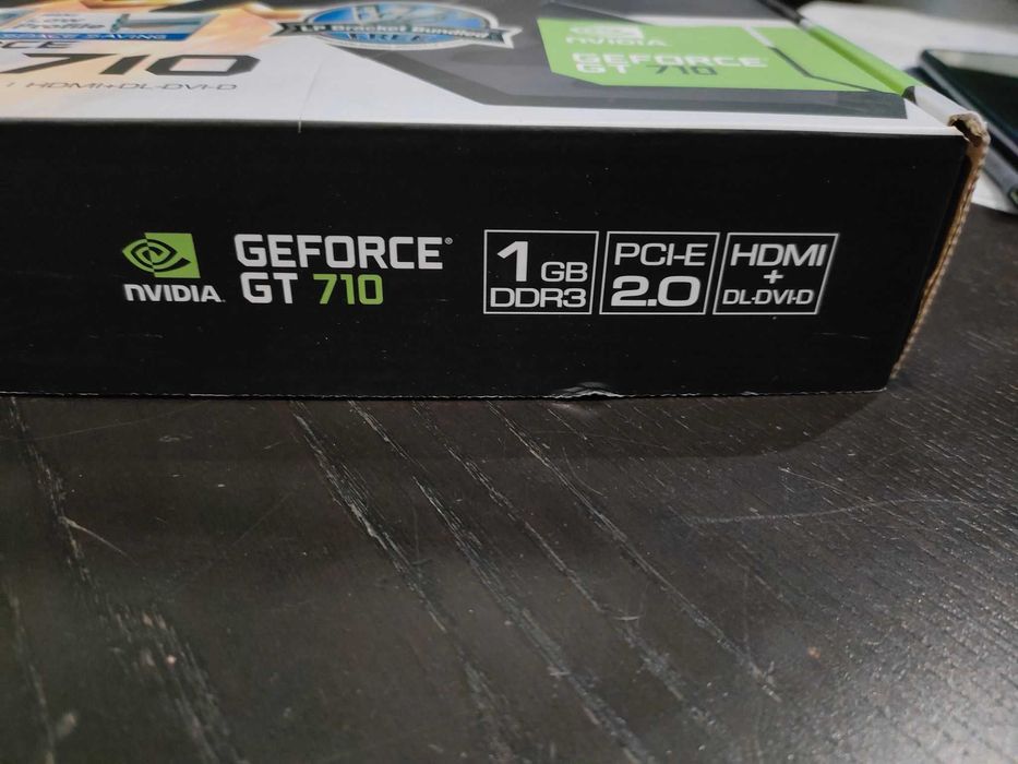 MSI GeForce GT710 niski profil, bezgłośne chłodzenie jak nowa!