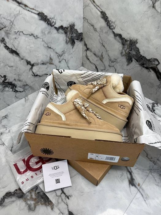 Уггі UGG Lowmel Sneaker Platform premium | Угги натуральные жіночі