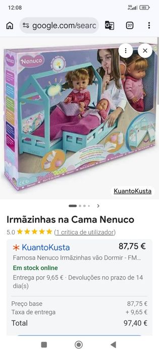Cama Nenuco excelente estado