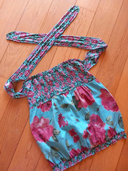 Top cai-cai, tecido 100% algodão, tamanho M