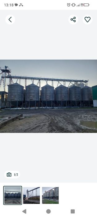 Silos zbożowy lejowy 150 t petkus 4szt bin