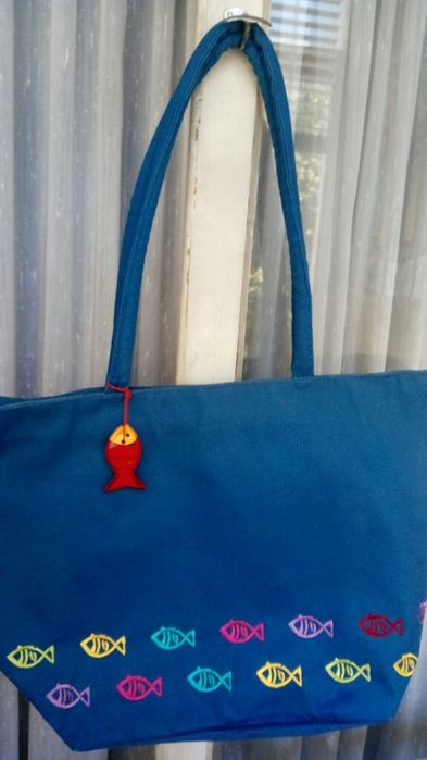 Saco Lona Bordado c/ Fecho (Estrear)