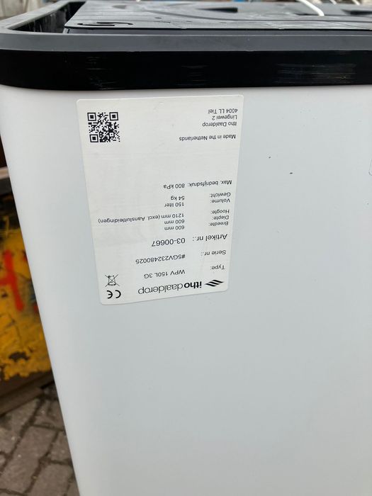 Bojler bufor zasobnik Daalderop 150 L  stal nierdzewna Nowy Okazja