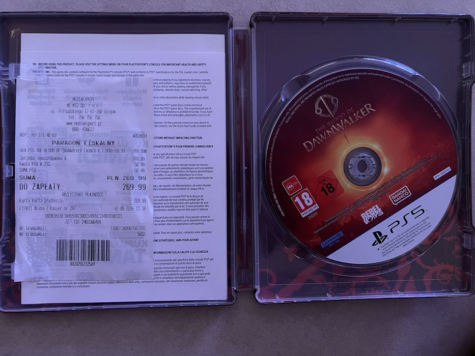 The Blood of Dawnwalker PS5 PL steelbook