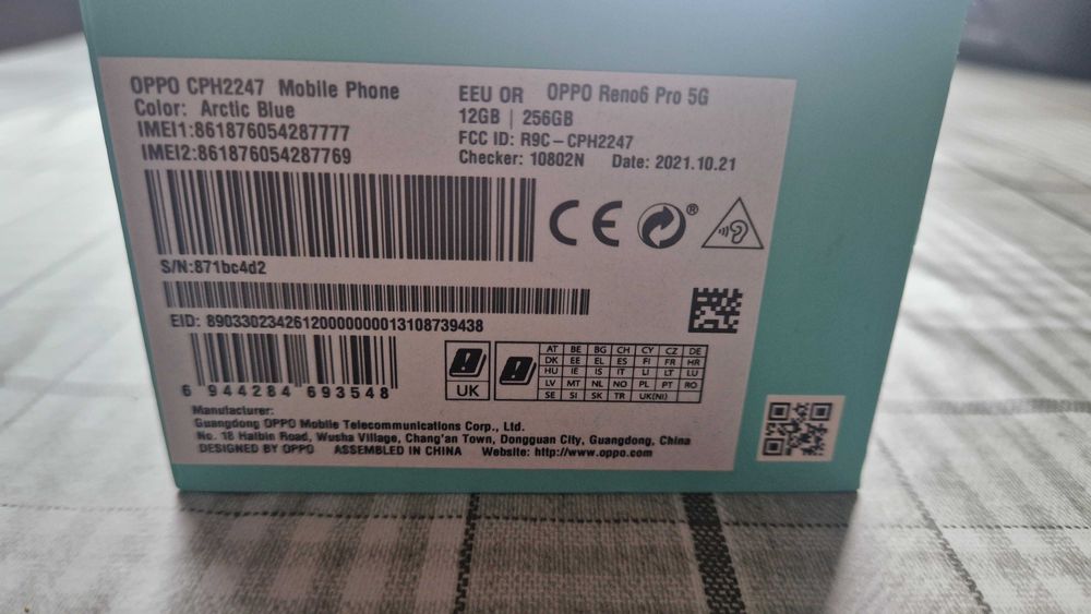 Płyta główna OPPO Reno 6 Pro 5G CPH2247