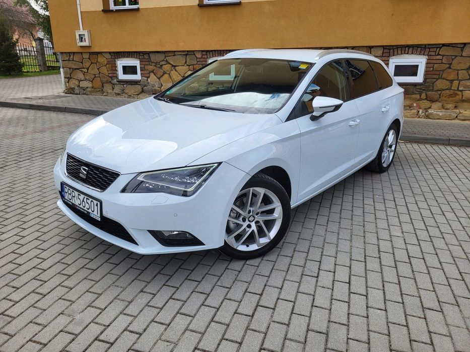 Seat Leon 2.0 TDI CR 150 KM/Full Led/Navi/Czujniki Park/2Klucze/Tempomat/ Serwis