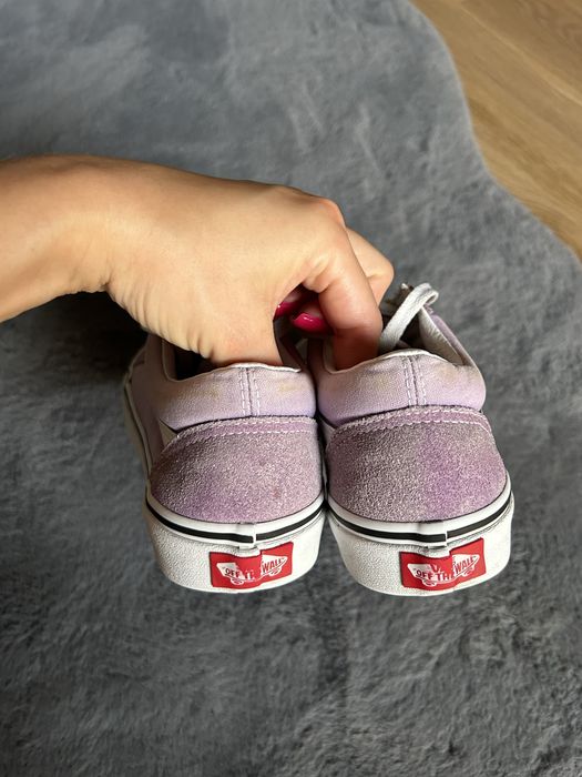 Fioletowe tenisówki trampki Vans rozmiar 36