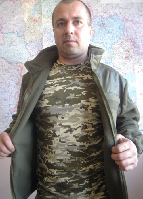 Куртка - кофта флісова тактична олива / хакі