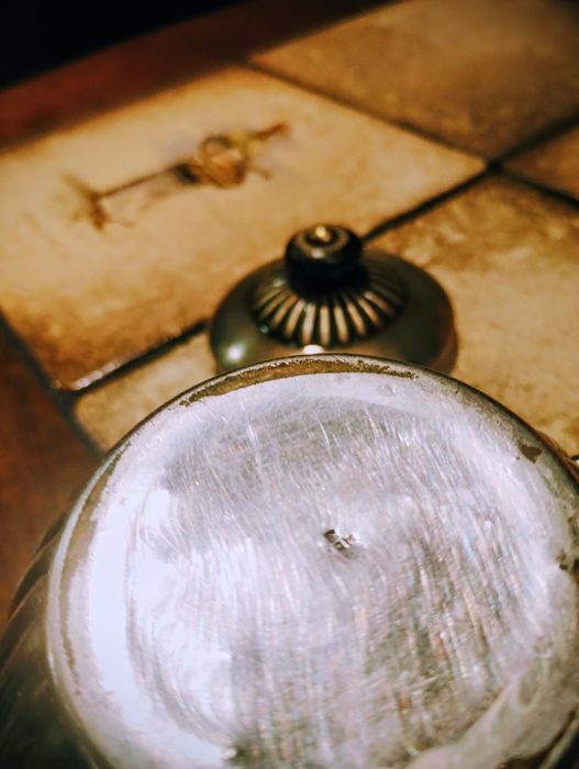 Hefra Resovia lata 60-80 posrebrzana cukiernica