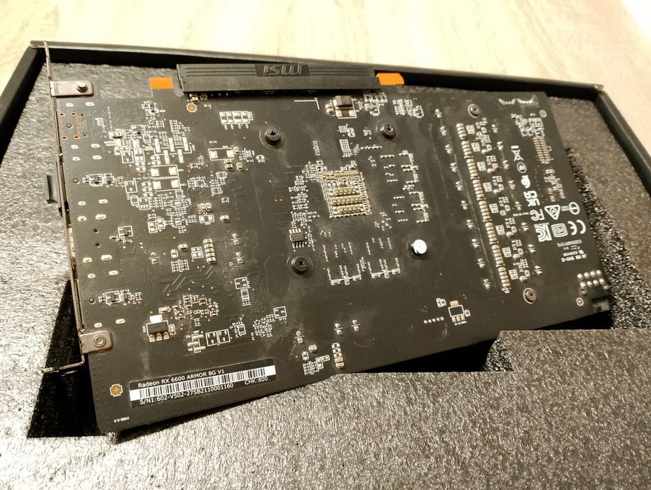 MSI Armor AMD Radeon RX6600 8GB