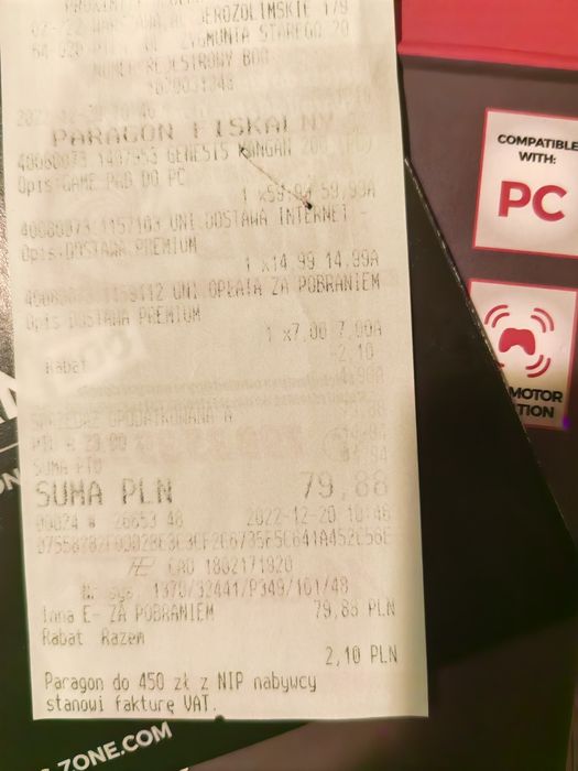 Pad do gier na komputer