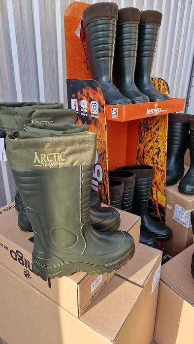 сапоги чоботи зимние Лемиго пенка Lemigo термо сапожки зимові гумовці