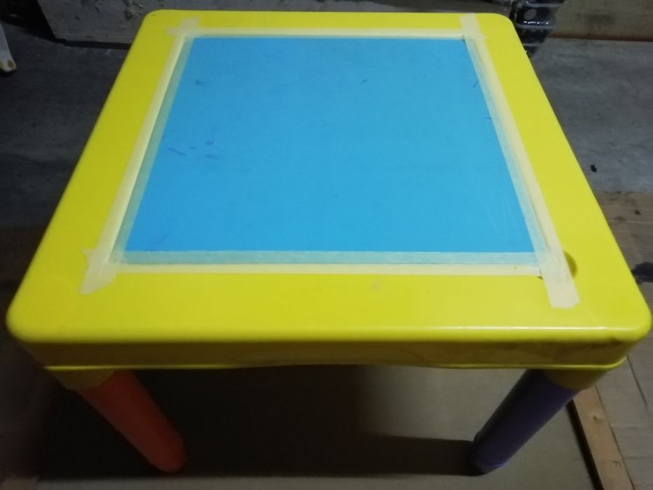 Caixa de arrumação.