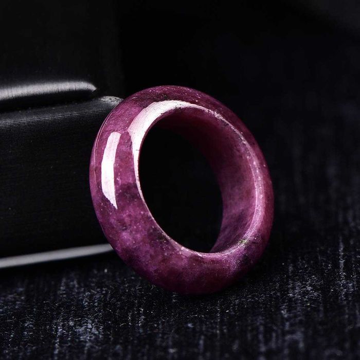 Certificado ALGT - Anel de Rúbido Natural Grande e  Exclusivo- 8.16 g