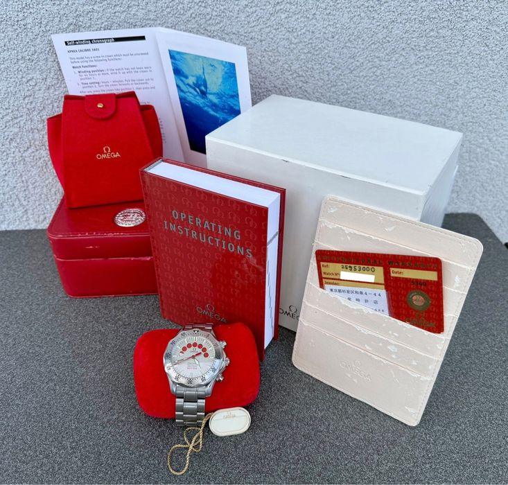 Omega Seamaster Apnea (ref. 2595.30.00) — komplet — stan bardzo dobry