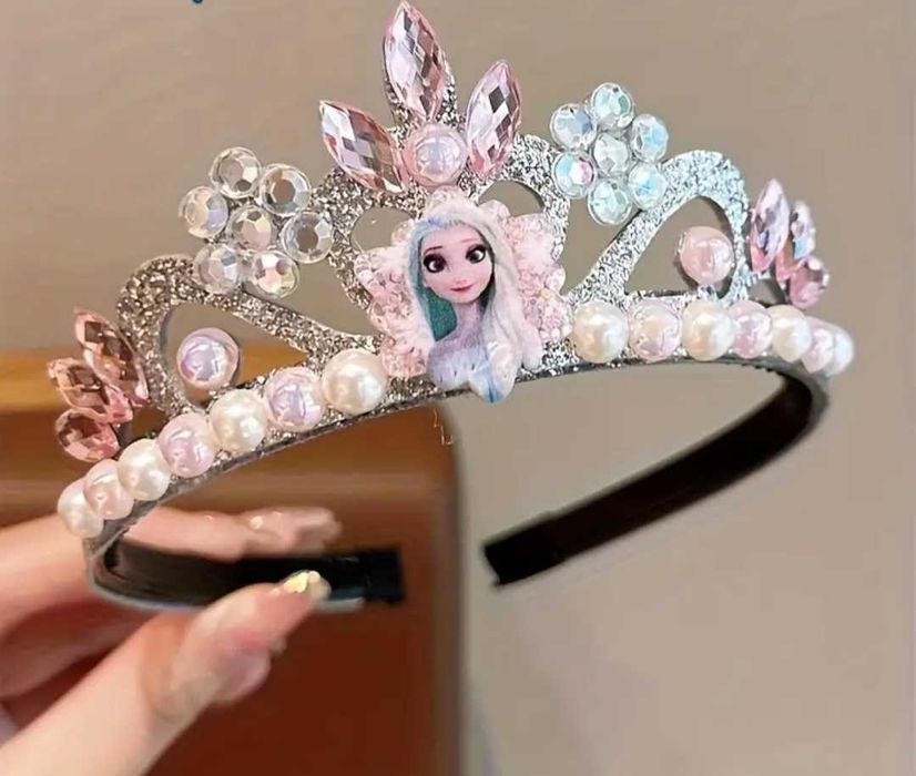 Nowa korona tiara opaska Elsa Elza akcesoria przebranie