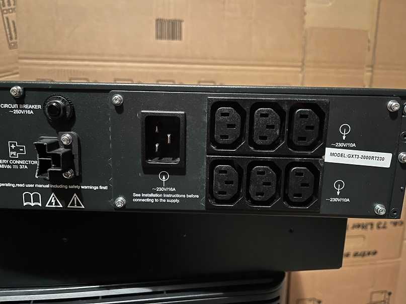 UPS Liebert GXT3-2000RT230, інвертор, 1.8 кВт, БПЖ, ИБП