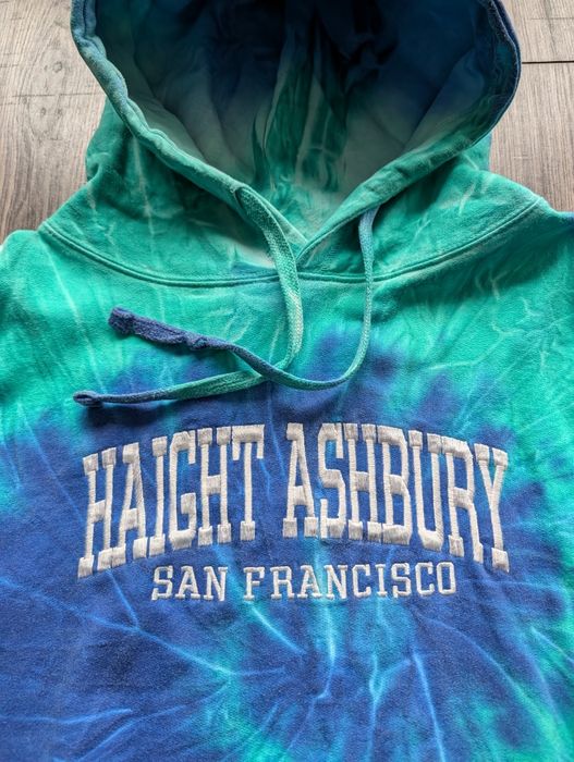 San Francisco Haight Ashbury bluza unisex tie dye handmade unikat over