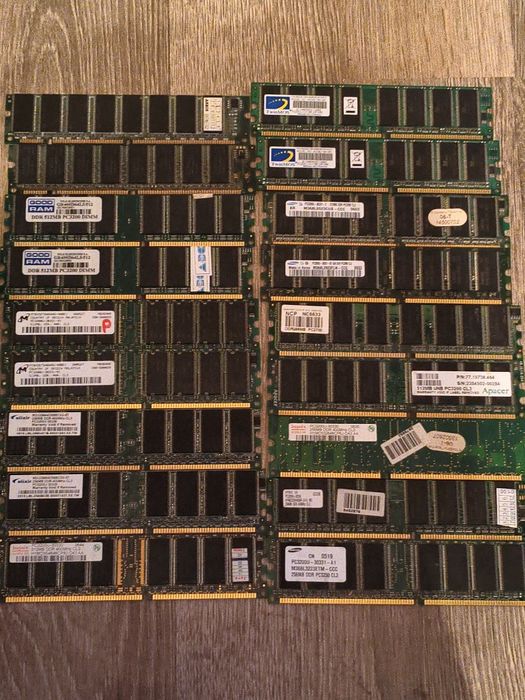 Опертивная память (SD-RAM, DDR, DDR2, DDR2 SO-DIMM, DDR3)