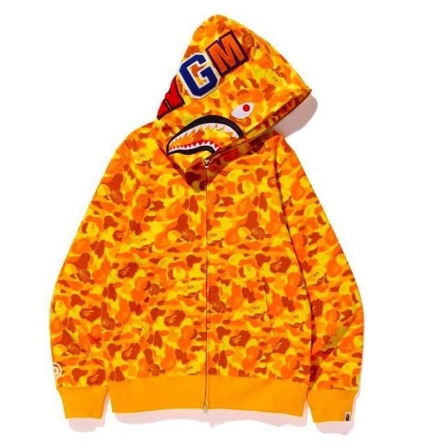 Худі Bape Shark Camo | Кофта Bape на флісі | Спортивна кофта Бейп