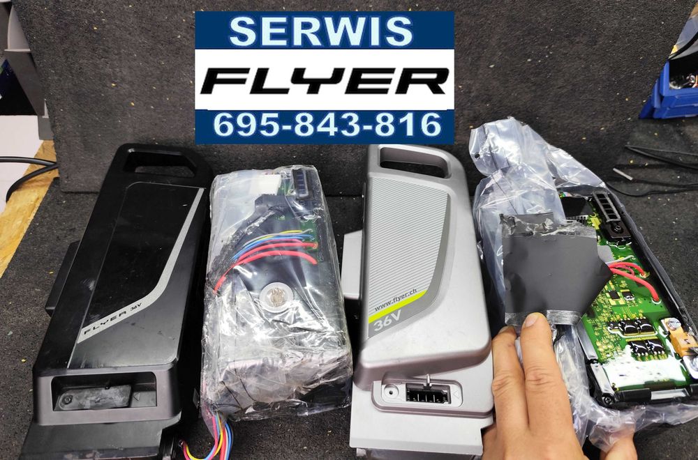 obudowa bateria flyer 36v panasonic naprawa regeneracja kasowanie błędu e3
