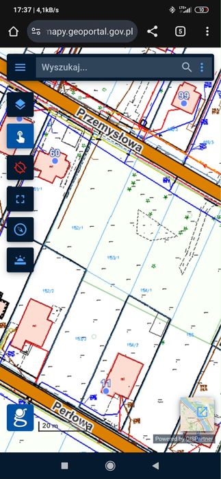 Działka 1000 m² Brzeziny, ul. Przemysłowa - Widok 3