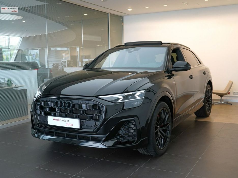 Audi Q8 60TFSIe Quattro Sline B&O Virtual MatrixLed Kamery360 ACC HeadUP Masaż