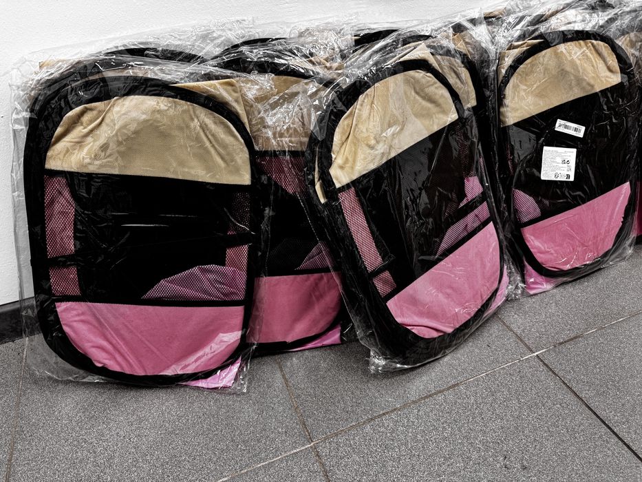 РОЗПРОДАЖ!! Рожевий манеж для тварин розміром 73х73х43. Манежі нові