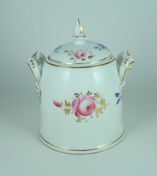 Açucareiro Vista Alegre Séc. XIX - Pintura Manual