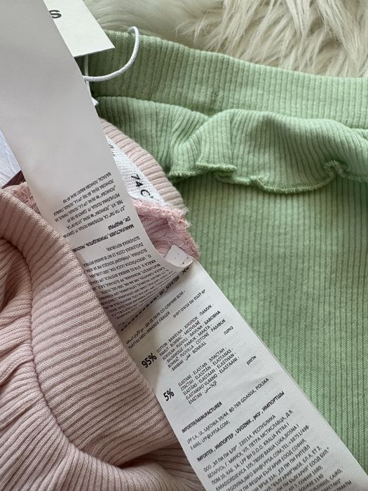 Spodenki niemowlęce z falbanką zestaw Sinsay 74