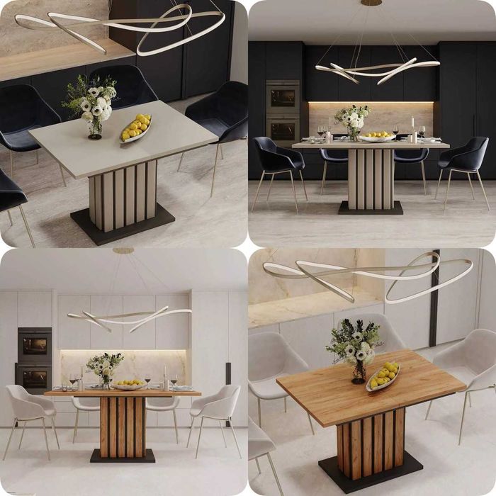 Стіл обідній розкладний Oxford 120(160)x75x82 см