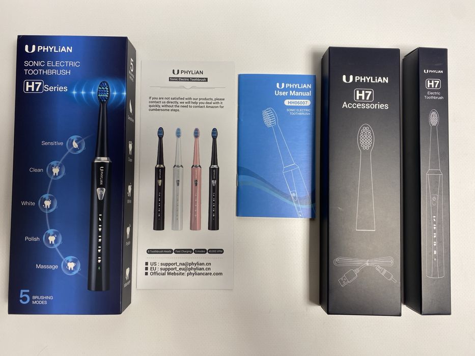 Електрична звукова зубна щітка Phylian Sonic H7 Электрическая щетка
