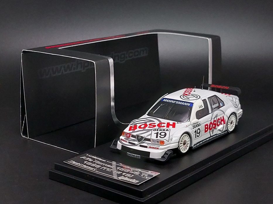 hpi racing) 1/43 Alfa Romeo 155V6 TI Martini Bosh масштабна модель