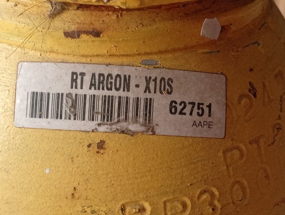 Garrafa argon ou corgon