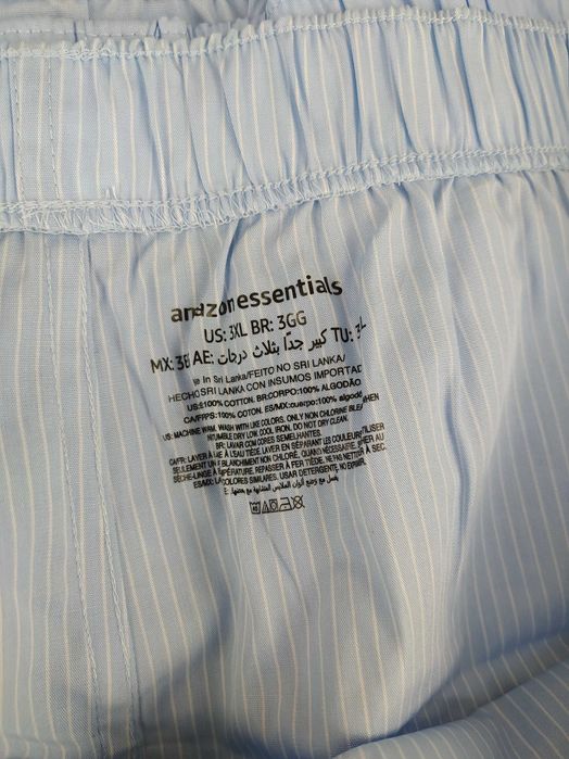 Amazon Essentials Bokserki Męskie Bawełna 5 Sztuk 3XL