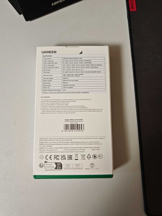 UGREEN Nexode PD 165W 25000mAh Power Bank -  PB552