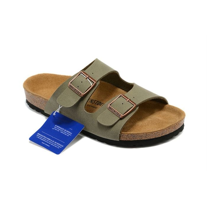 Тапки Birkenstock Arizona Beige dark- beige біркеншток арізона унісекс