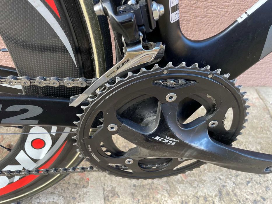 Rower szosowe czasowy triathlon TT Argon 18 E-112, koła Token carbon