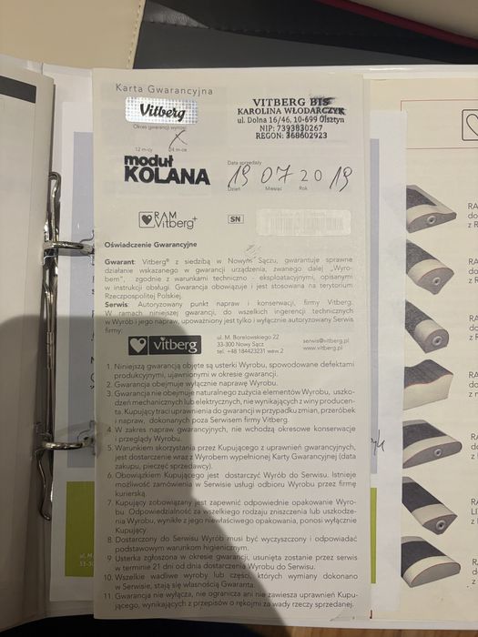 Rehabilitacyjny Aparat Masujący RAM Vitberg+