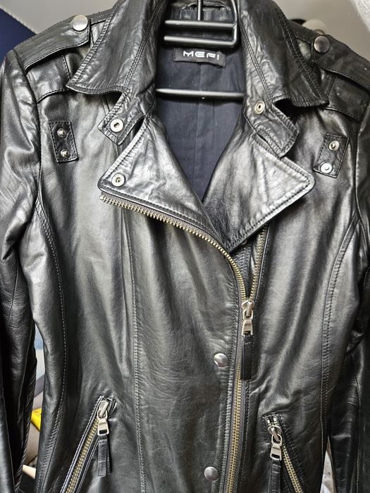 Косуха з  натуральної шкіри жіноча Mefi Leather, розмір S-M