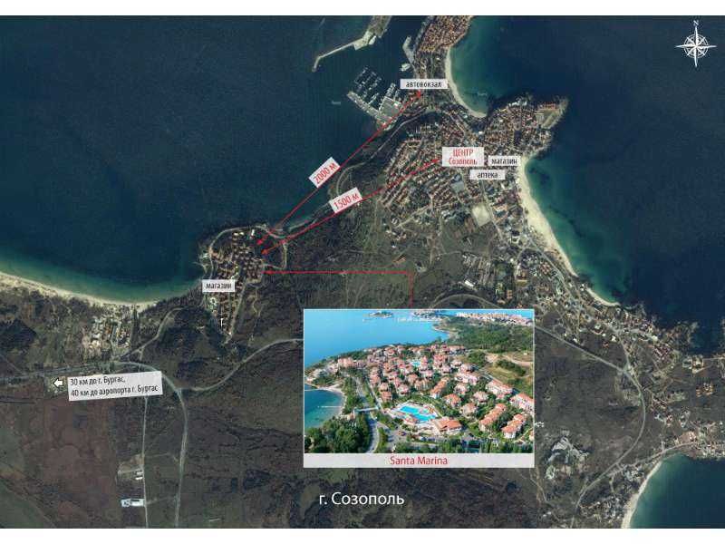 ШИК! Комплекс квартир на берегу в Болгарии (Созополь) от 89 000 €