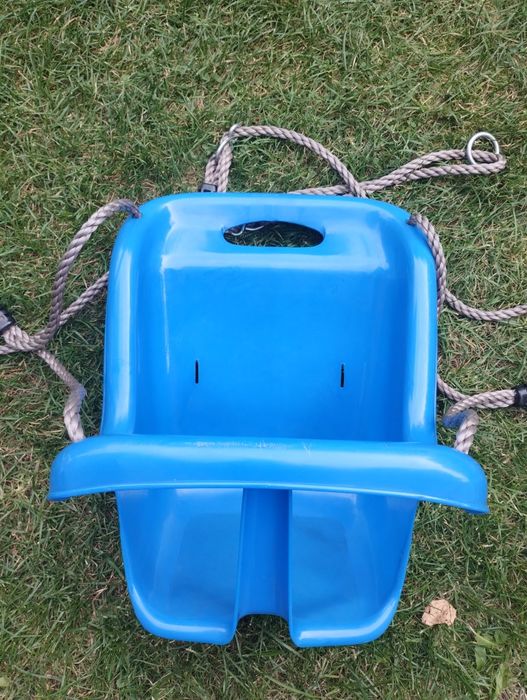 Huśtawka ogrodowa kubełkowa z mocnymi sznurami