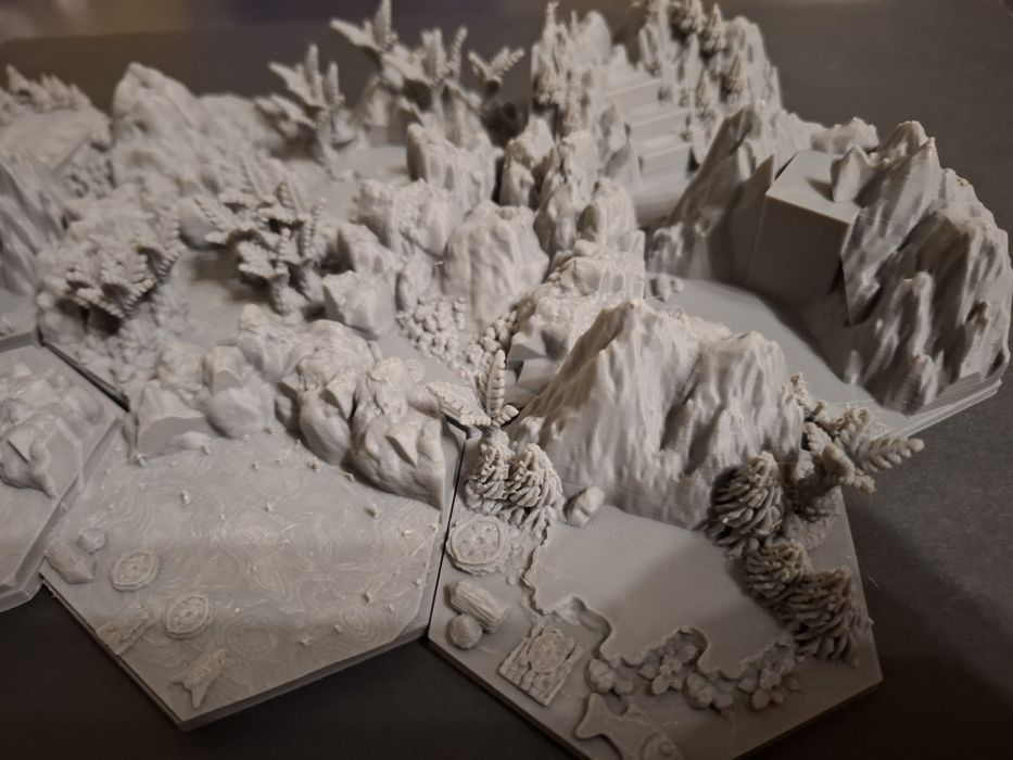 Robinson Crusoe - wszystkie kafelki wyspy 3D