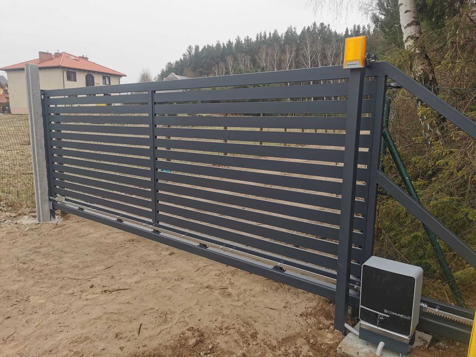 BRAMA Przesuwna KPL Panel 138cmx400cm OCYNK+RAL PRODUCENT ogrodzenia