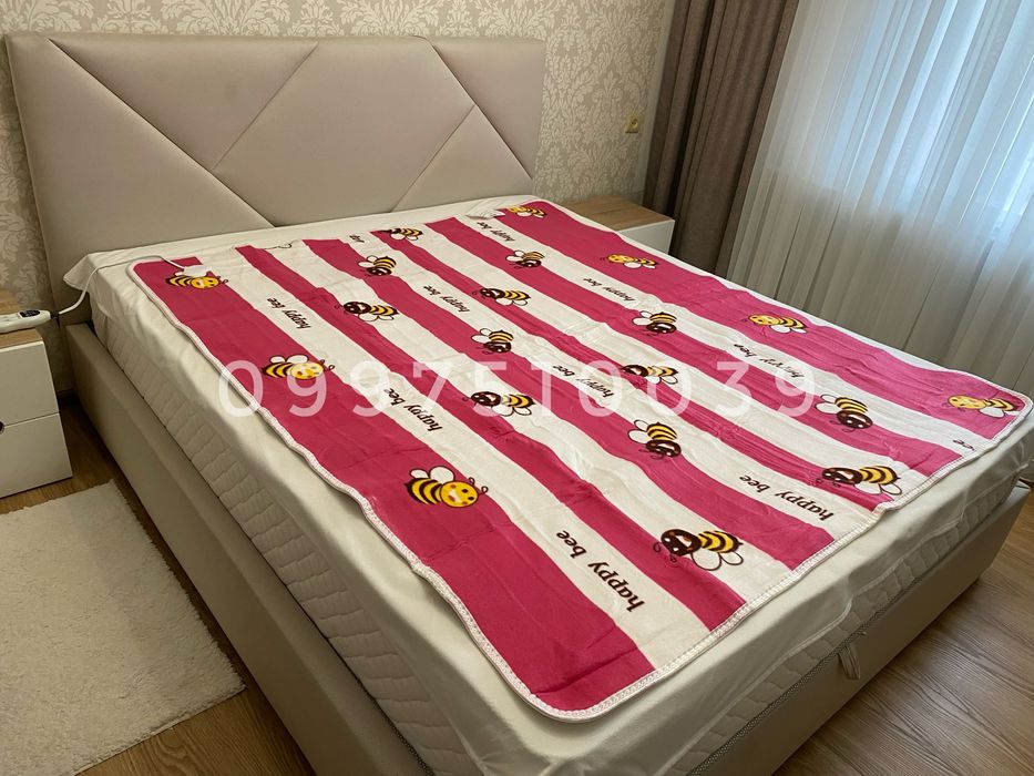 150х180 см Простирадло з підігрівом 2-х зонне. Электропростынь електро