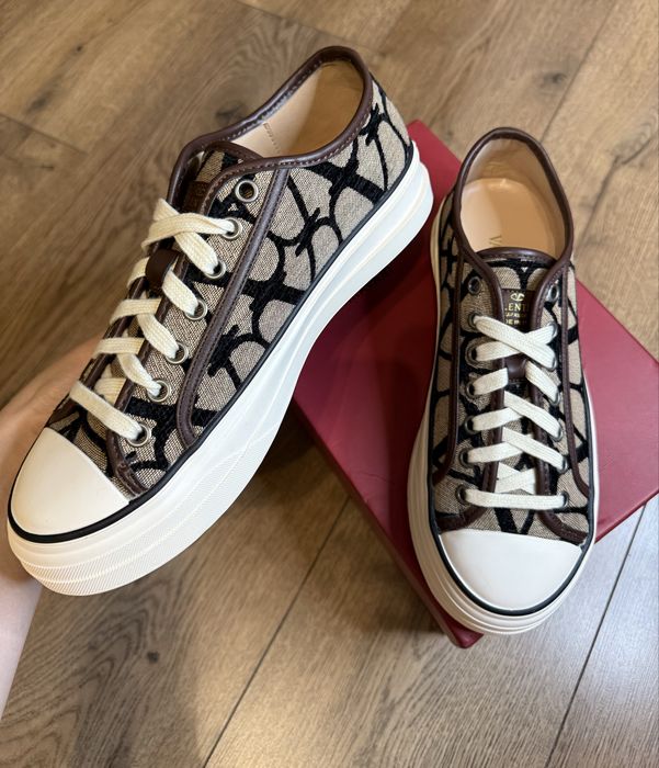 Кеди Valentino в коричневому кольорі